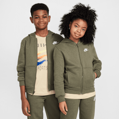 ☆NIKE☆Nike Sportswear Club Fleece Nike Sportswear Club Fleece Big Kids' (Girls') 1/2-Zip Long